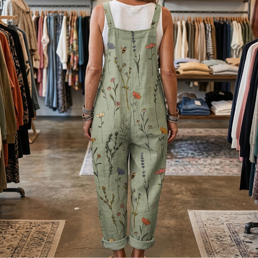 Verdelle Floral Overalls