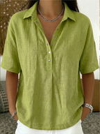 The Elara Relaxed Blouse™