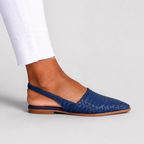 Simone | Woven Slingback Flats