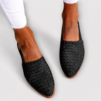 Simone | Woven Slingback Flats