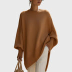 Oversize-Poncho-Pullover