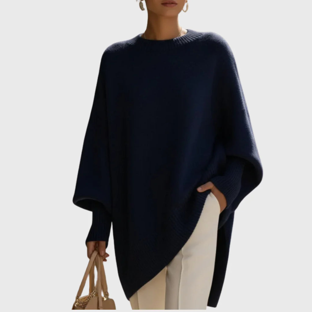 Oversize-Poncho-Pullover