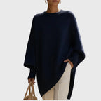 Oversize-Poncho-Pullover