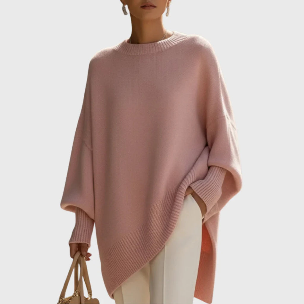 Oversize-Poncho-Pullover