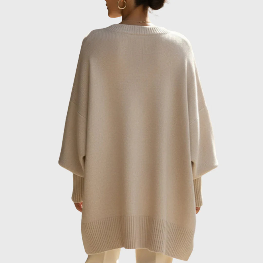 Oversize-Poncho-Pullover