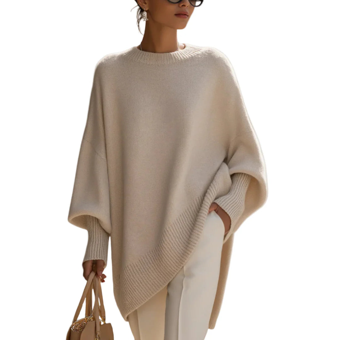 Oversize-Poncho-Pullover