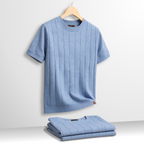The Elio Ribbed Knit Tee™