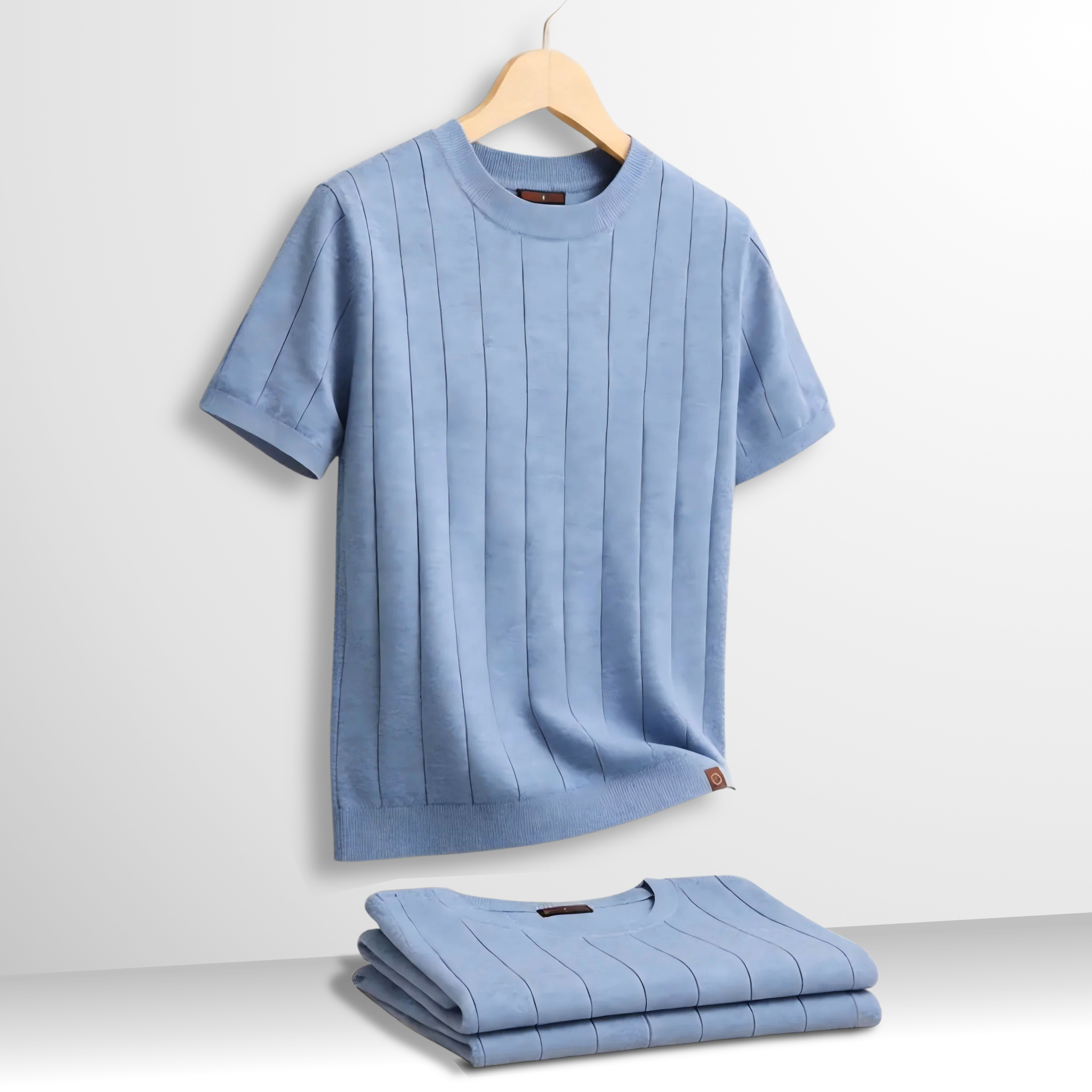The Elio Ribbed Knit Tee™