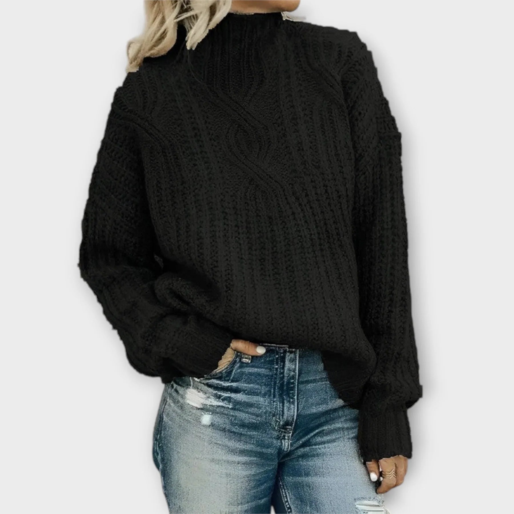 Cozy knit sweater