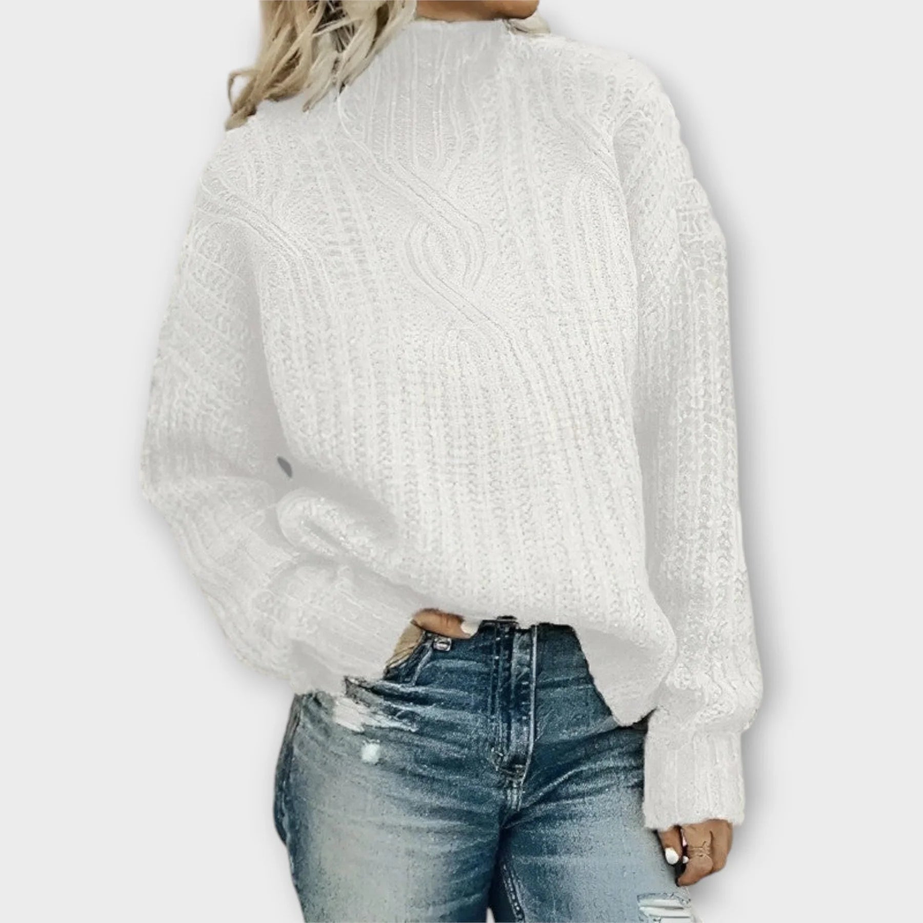 Cozy knit sweater