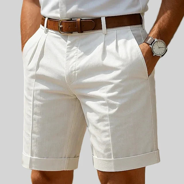 The Laurent Pleated Shorts™