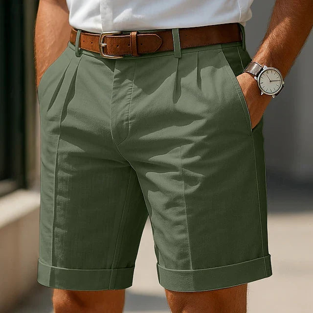 The Laurent Pleated Shorts™
